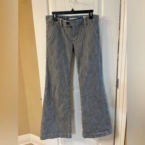 Gap Jeans Limited Edition pinstripe low rise flare